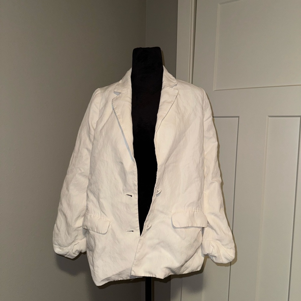 Cami NYC Linen Silk Blazer Small - Picture 4 of 7